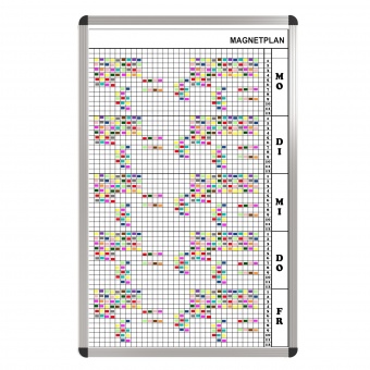 Personal-Raum-Plan, 12 Stunden, 33 Spalten, 123x77 cm, Personal-Raum-Plan, 12 Stunden, 33 Spalten, 123x77 cm,